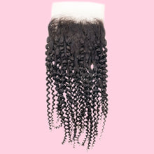 Load image into Gallery viewer, Brazilian Kinky Curly Closure