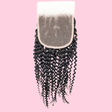 Load image into Gallery viewer, Brazilian Kinky Curly Closure