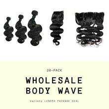 Load image into Gallery viewer, Brazilian Body Wave Variety Length Wholesale Package