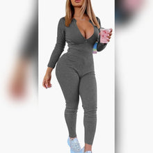 Load image into Gallery viewer, Front Zip Jumpsuit