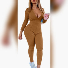Load image into Gallery viewer, Front Zip Jumpsuit