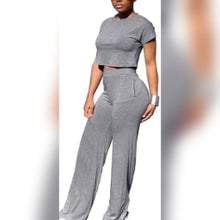 Load image into Gallery viewer, 2 Piece Belly Top and Pants