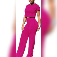 Load image into Gallery viewer, 2 Piece Belly Top and Pants