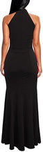 Load image into Gallery viewer, Women's Elegant Halter Neck Sleeveless Mermaid Long Evening Dress