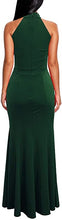 Load image into Gallery viewer, Women's Elegant Halter Neck Sleeveless Mermaid Long Evening Dress