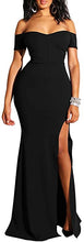 Load image into Gallery viewer, Women's Off-Shoulder Mermaid Gown