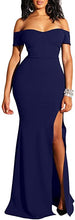 Load image into Gallery viewer, Women's Off-Shoulder Mermaid Gown