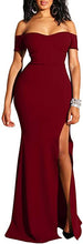 Load image into Gallery viewer, Women's Off-Shoulder Mermaid Gown