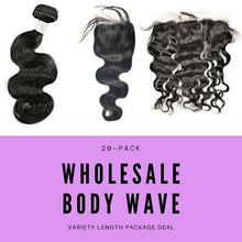 Load image into Gallery viewer, Malaysian Body Wave Variety Length Wholesale Package
