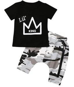 Boy's 2 Piece Top and Shorts