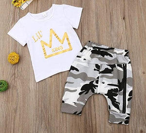 Boy's 2 Piece Top and Shorts