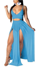 Load image into Gallery viewer, 2 Piece Belly Top with Long Skirt
