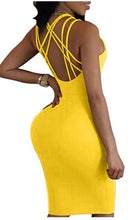 Load image into Gallery viewer, Bodycon Criss Cross Midi Dress
