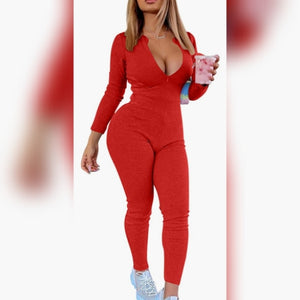 Front Zip Jumpsuit