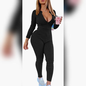 Front Zip Jumpsuit