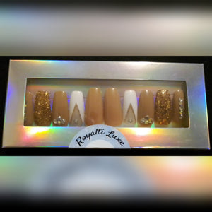 Press-On Nails Kit w/Bonus Pedicure Kit