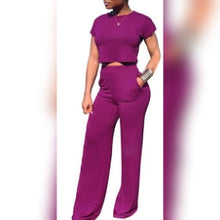 Load image into Gallery viewer, 2 Piece Belly Top and Pants
