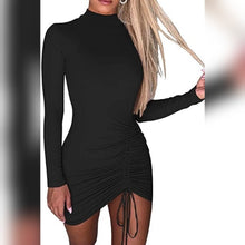 Load image into Gallery viewer, Long Sleeve Scrunch Dress
