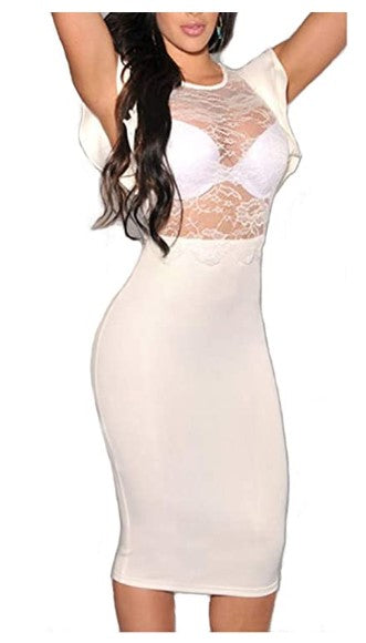 Plus Size Mesh Dress