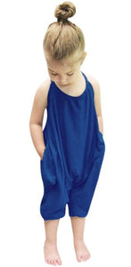 Toddler Girl's Halter Romper