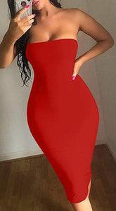 Tube Top Bodycon Dress