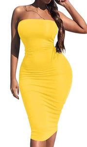 Tube Top Bodycon Dress